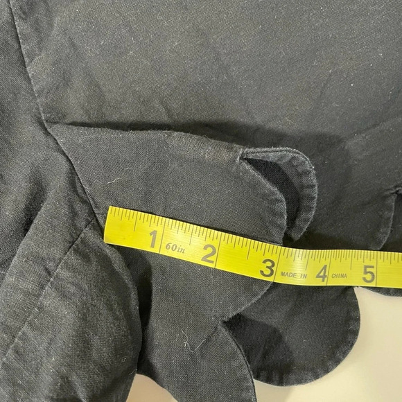 Vineyard Vines 100% Cotton Navy Blue Mid-rise Scallop Hem 3” Shorts 4 Women’s - Picture 9 of 12